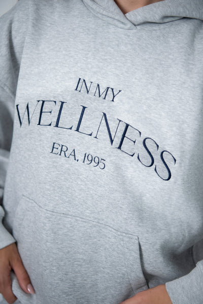 Džemperis su kapišonu WELLNESS | Melanžas