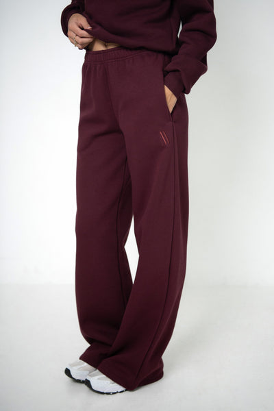 Laisvalaikio kelnės BALANCE | Bordo