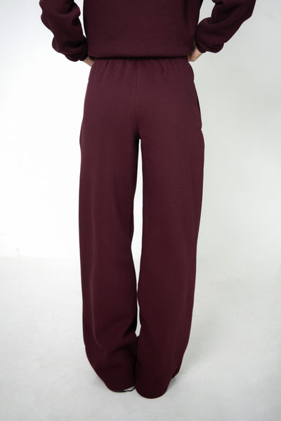 Laisvalaikio kelnės BALANCE | Bordo