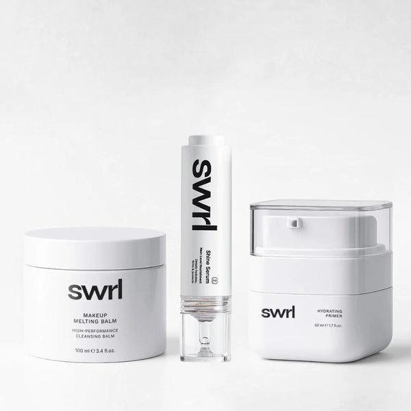 Makiažą tirpdantis balzamas + Serumas + Drėkinamasis makiažo pagrindas