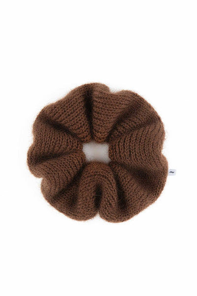 Melody moheros plaukų gumelė šokoladas