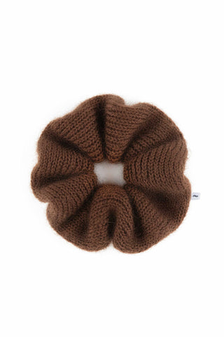 Melody moheros plaukų gumelė šokoladas