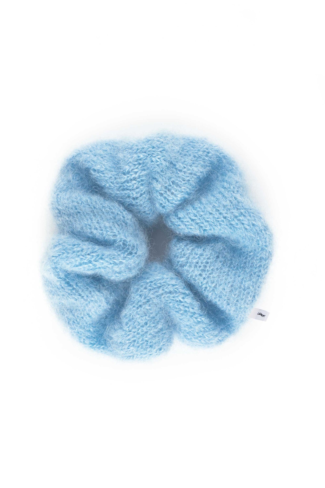 Melody moheros plaukų gumelė žydra