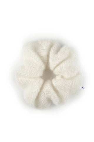 Melody moheros plaukų gumelė balta