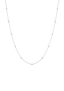 Mini bubble silver kaklo papuošalas