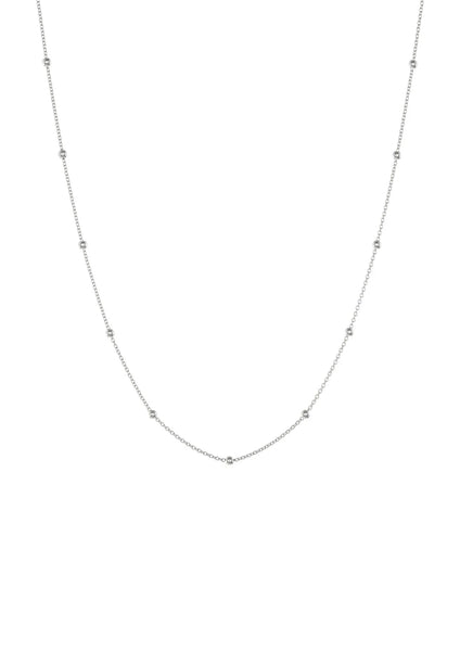 Mini bubble silver kaklo papuošalas