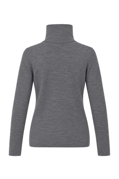 Minora 100% merino vilnos golfas pilkas