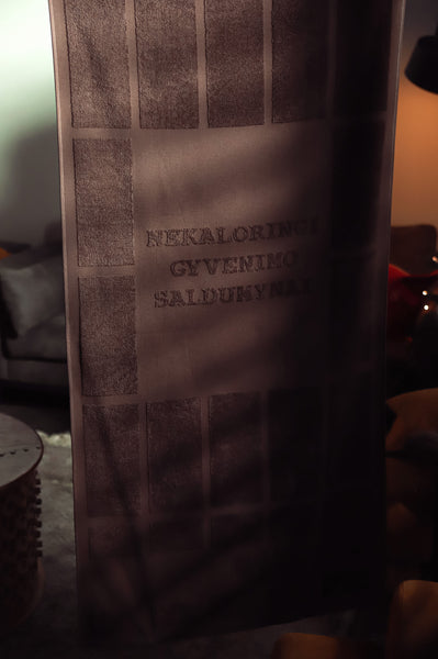 „Nekaloringi gyvenimo saldumynai“ rankšluosčių komplektas