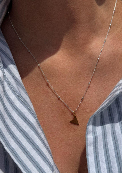 Paris heartbeat mini bubble kaklo papuošalas