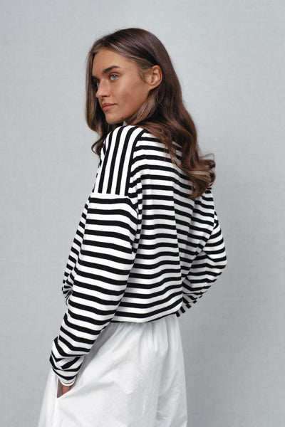 Nell1 sweater stripes palaidinė