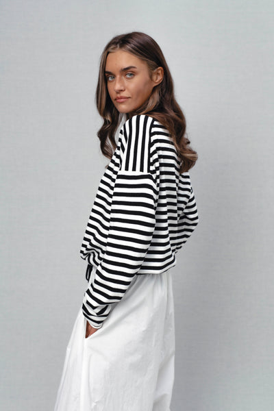 Nell1 sweater stripes palaidinė