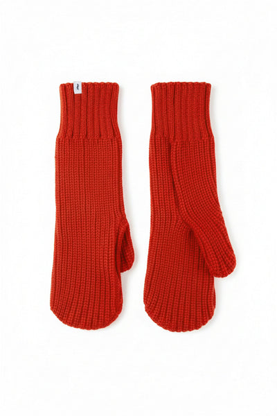 Nonna 100% merino pirštinės raudona