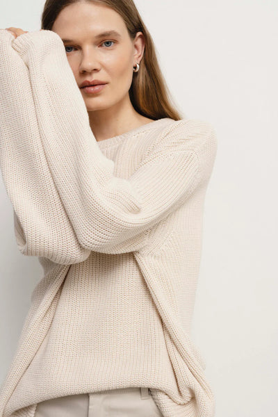 PASCAL ivory megztinis