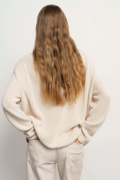 PASCAL ivory megztinis