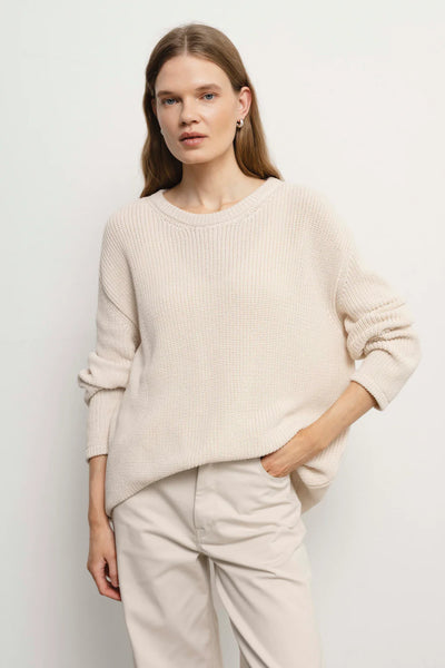 PASCAL ivory megztinis