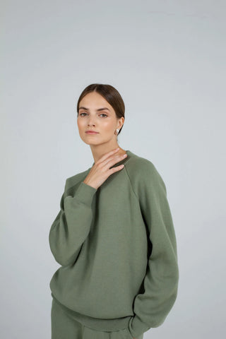 'PAULINE’ green megztinis