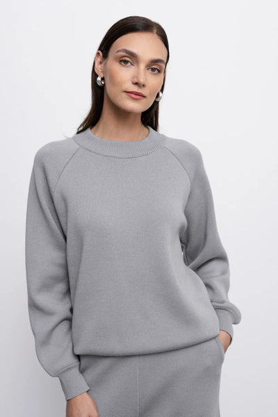 'PAULINE' pilka megztinis