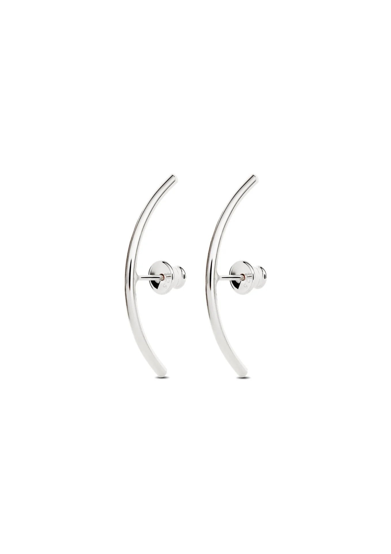 Radius silver auskarai
