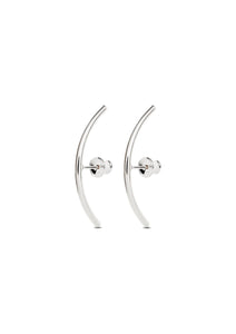 Radius silver auskarai