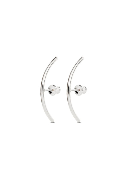 Radius silver auskarai