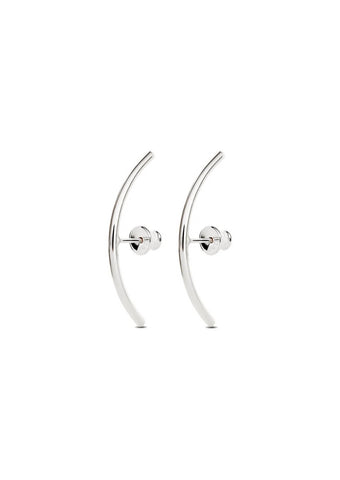 Radius silver auskarai