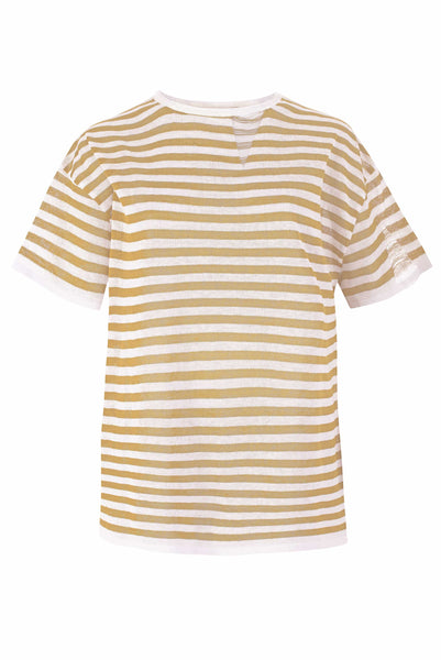 Energia 100% lino marškinėliai smėlis *UNISEX*