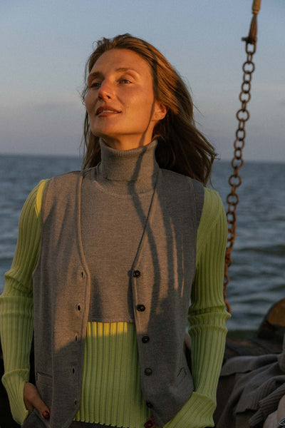 Brera 100% merino palaidinė limone
