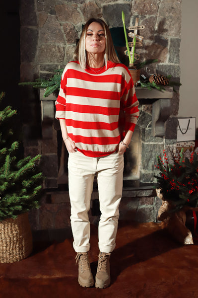 „Sausainis ir spanguolė“ merino megztukas