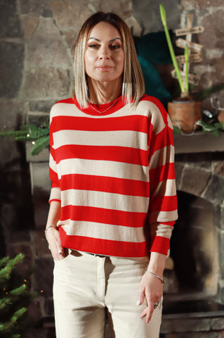 „Sausainis ir spanguolė“ merino megztukas