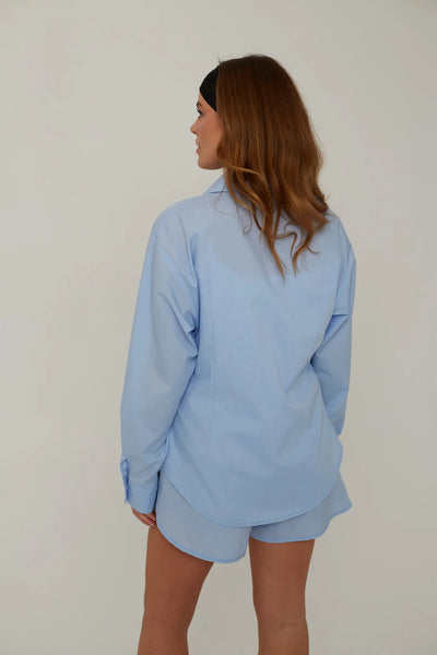 Marškiniai "SILHOUETTE" mėlyna