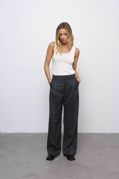 ‘SOPHIE’ dark grey kelnės