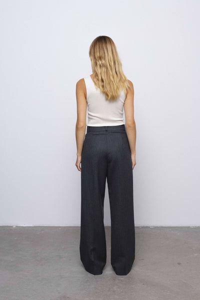 ‘SOPHIE’ dark grey kelnės