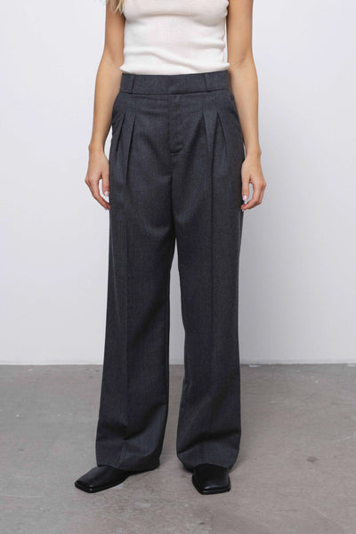‘SOPHIE’ dark grey kelnės