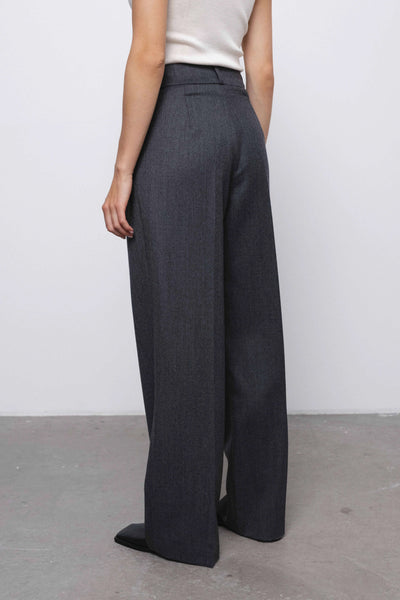 ‘SOPHIE’ dark grey kelnės