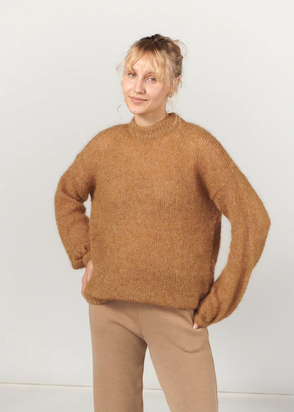 Melody moheros megztinis smėlis