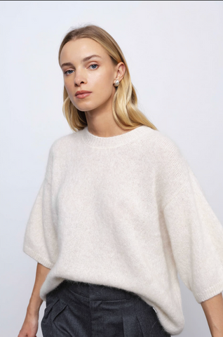 ‘DANIELLE’ milk white palaidinė
