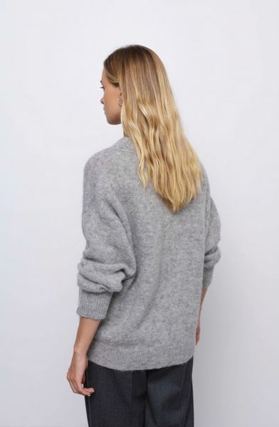 ‘LAURE’ light grey kardiganas