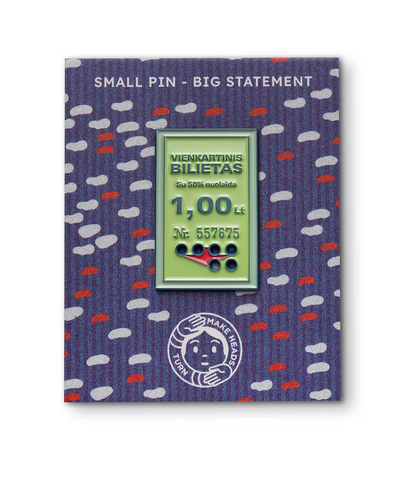 "BUS TICKET" ženkliukas