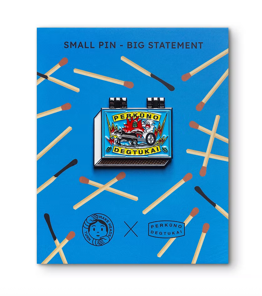 "PERKŪNO DEGTUKAI" ženkliukas