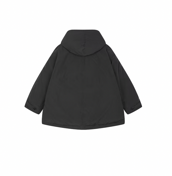 Hooded A-line down striukė