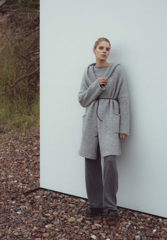 Uranus hooded kardiganas