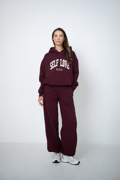 Laisvalaikio kelnės BALANCE | Bordo