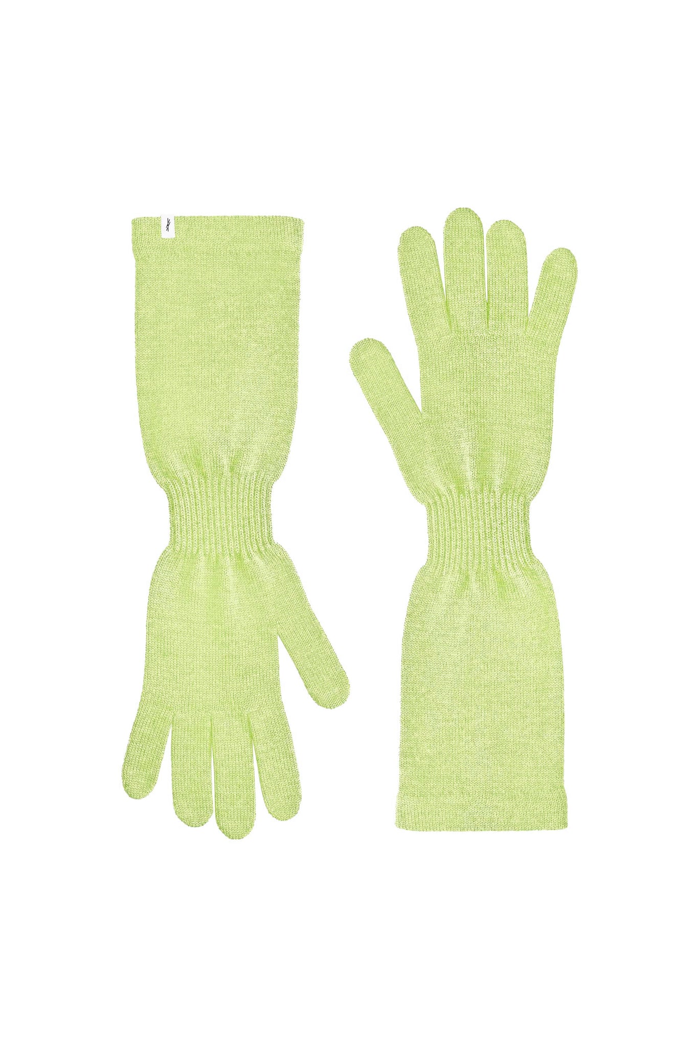 VIA 100% merino vilnos pirštinės limone