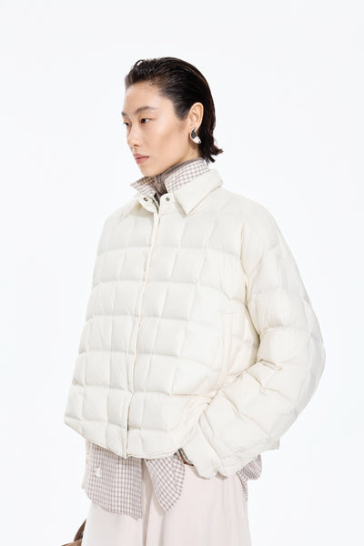 Oversized short goose down striukė
