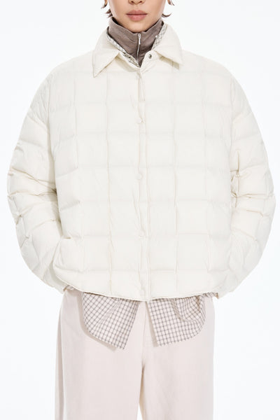 Oversized short goose down striukė
