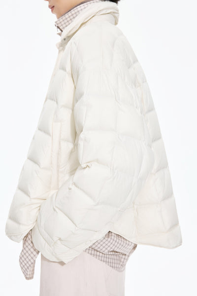 Oversized short goose down striukė