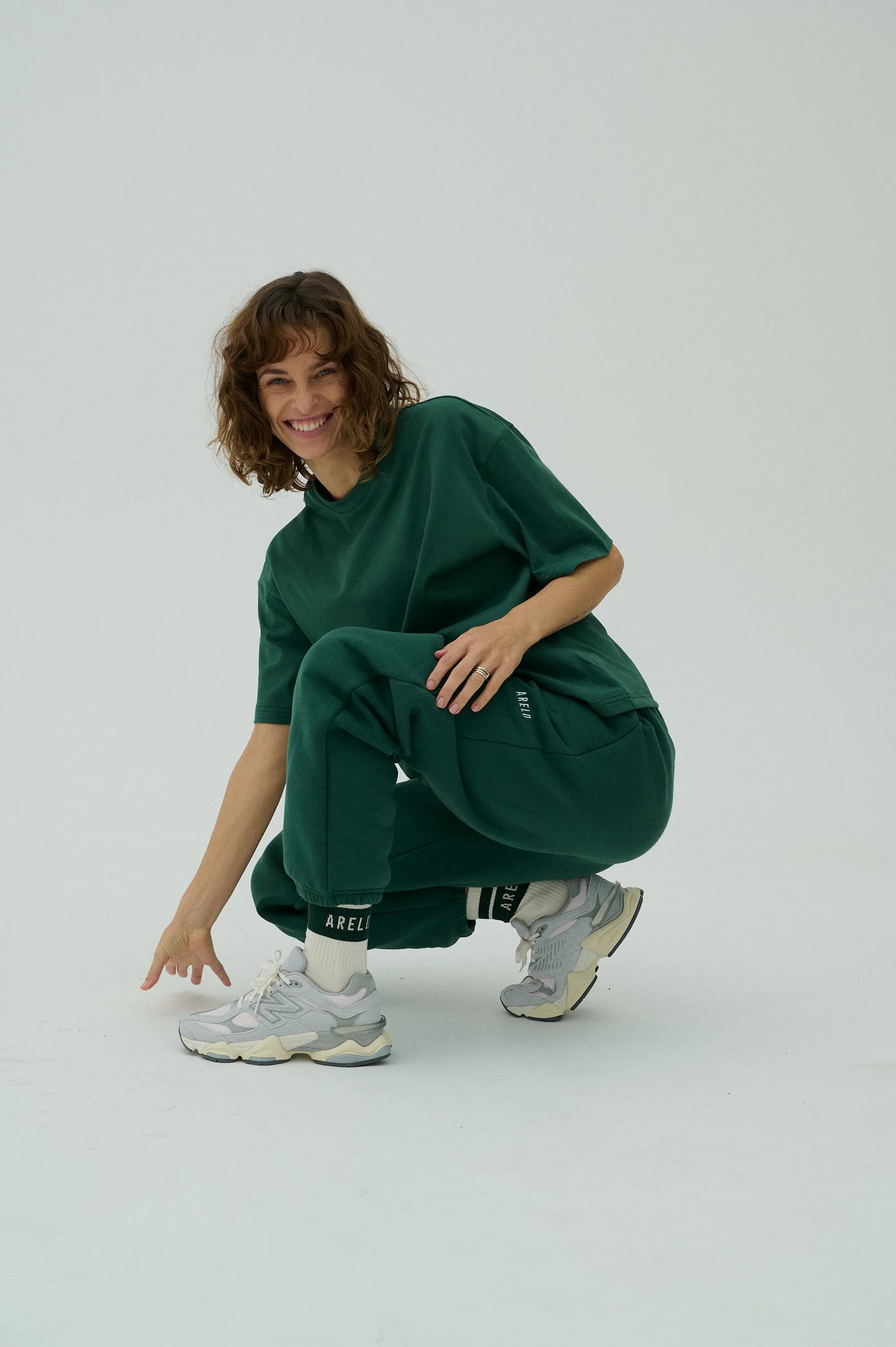 Unisex Kojinės - Baltos/Žalios