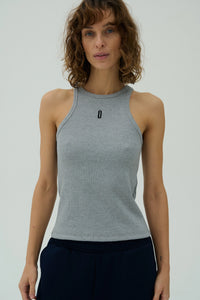 Tank Top - Pilka/Juoda