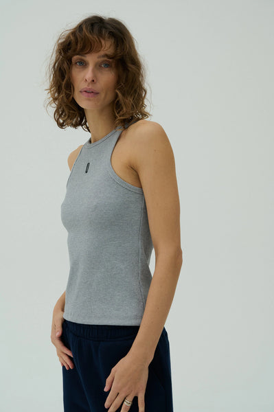 Tank Top - Pilka/Juoda