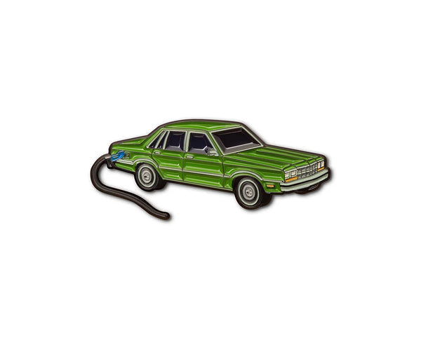 "GAS GUZZLER GREEN" ženkliukas